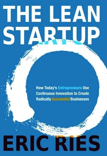The Lean Startup by Eric Ries book cover